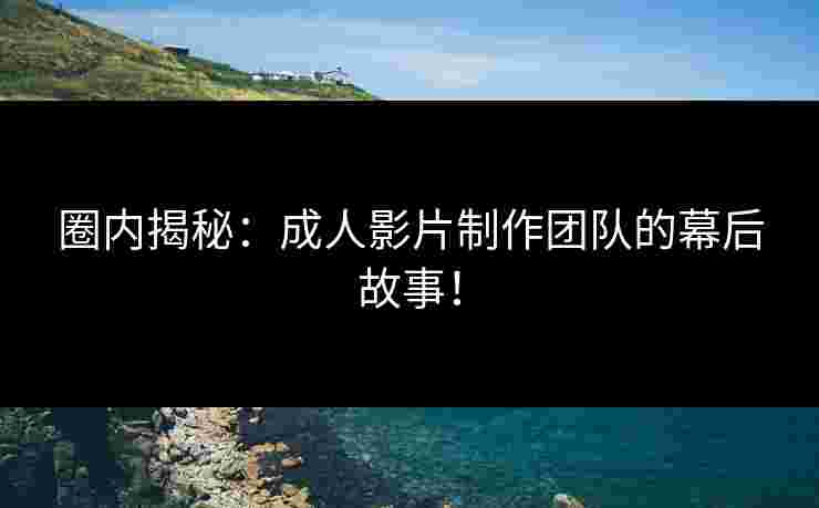 圈内揭秘：成人影片制作团队的幕后故事！